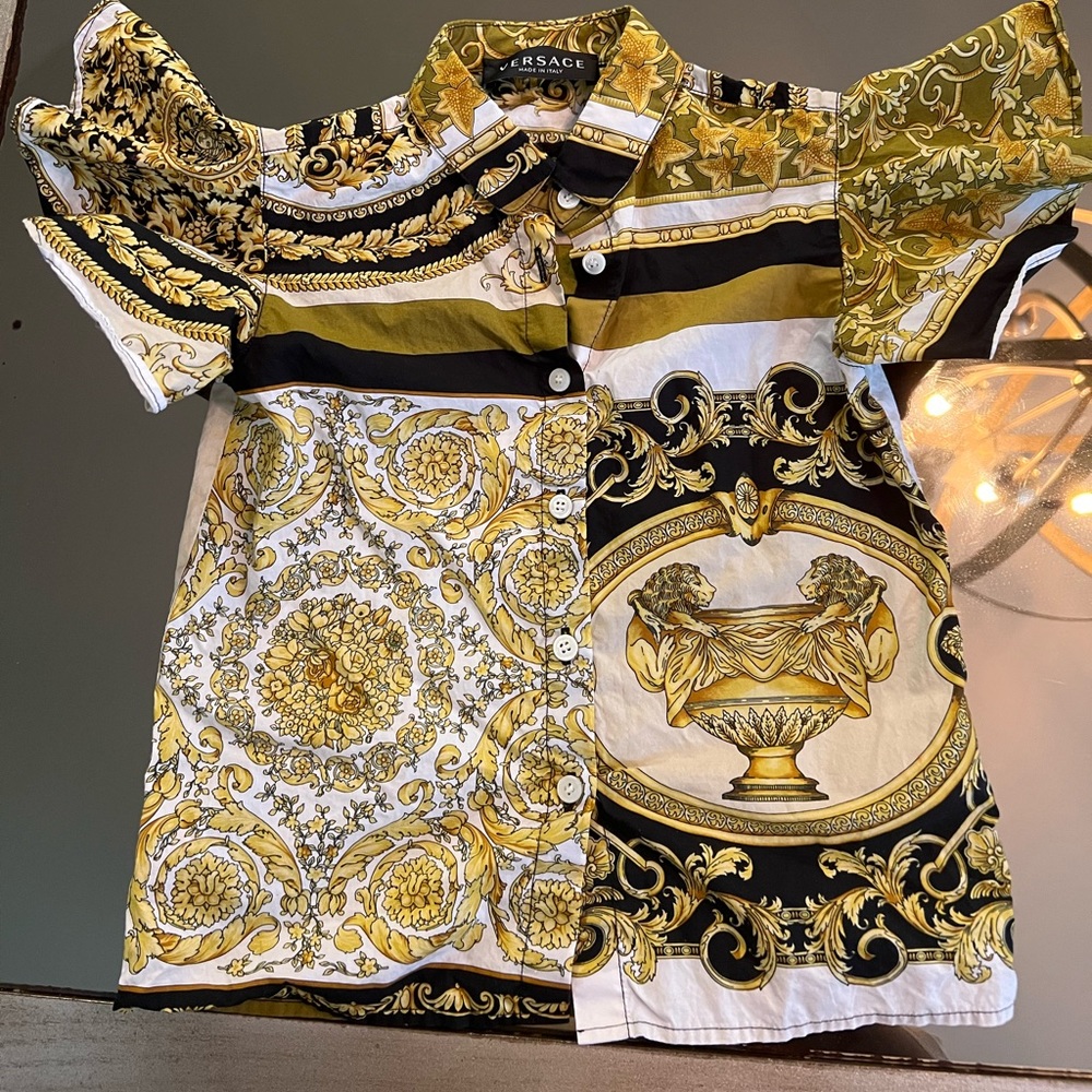 versace shirt 100% authentic
